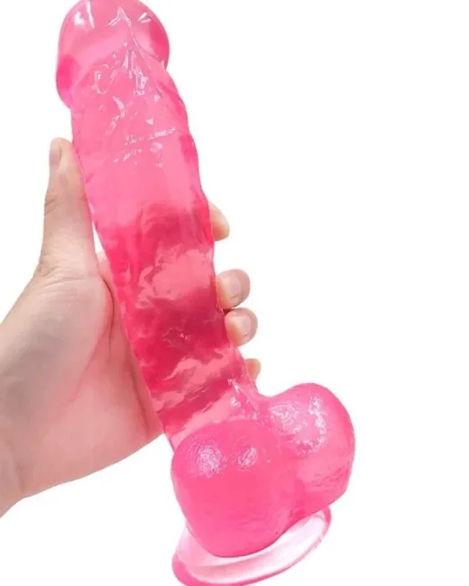 23 cm Pembe Dildo – Medikal Silikon