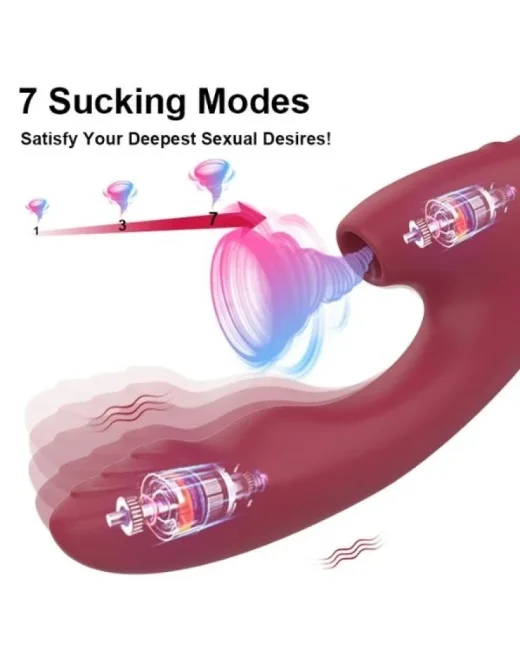 FoxShow Kissers G10 Şarjlı Akıllı Rabbit Vibratör – G-Spot & Klitoris Uyarıcı – Çift Motorlu – Dalga Hareketli – Su Geçirmez
