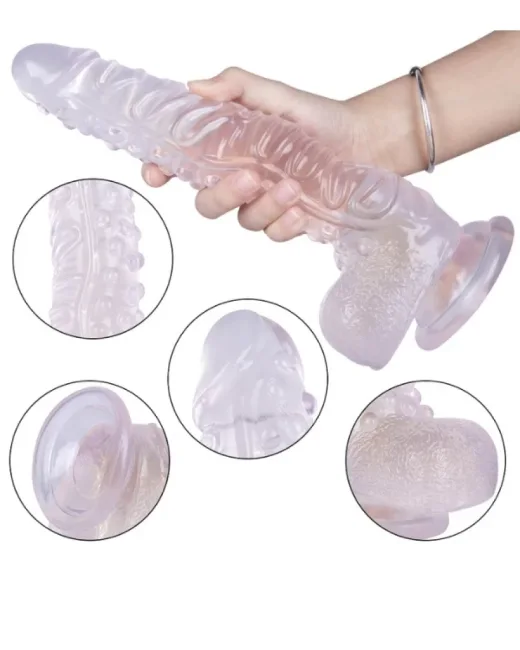 27 cm Beyaz Dildo – Medikal Silikon