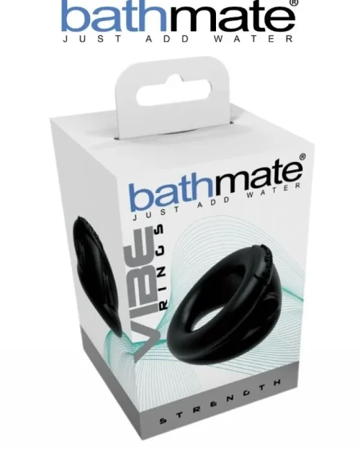 Bathmate Strength Titreşimli Penis Halkası – TPE, Şarjlı