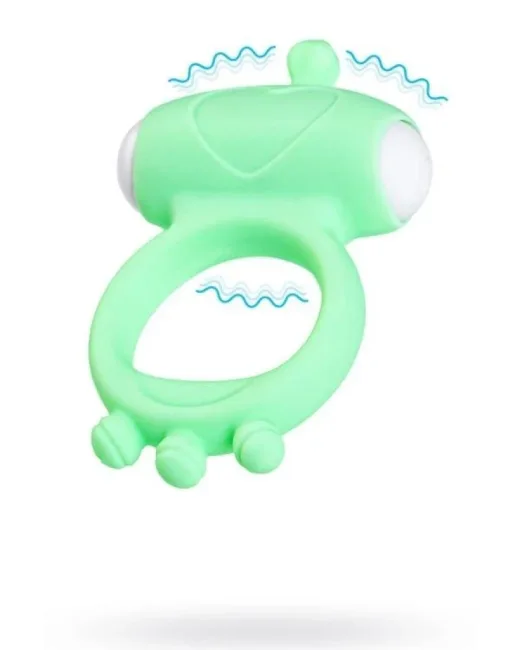 Fowd Titreşimli Penis Halkası silikon yeşil 2,6 cm