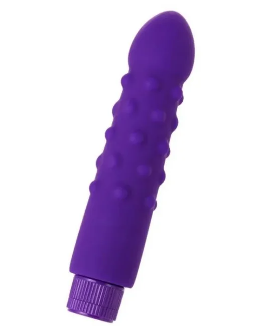 Mor Benekli Yapıda Vibratör 17 cm – Silikon