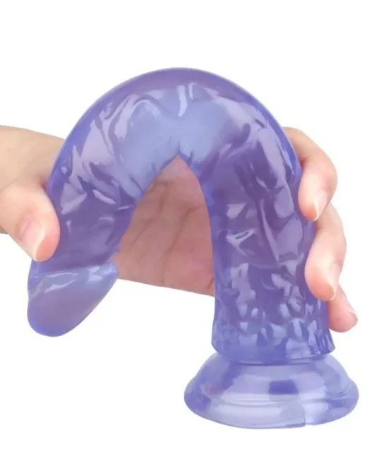 21 cm Mor Dildo – Medikal Silikon