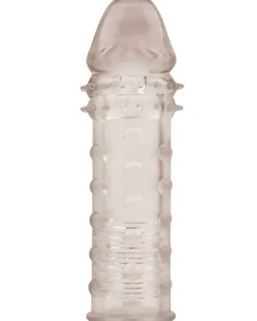 Extra Texture Sleeve Tırtıklı Penis Kılıfı – Gri – Silikon