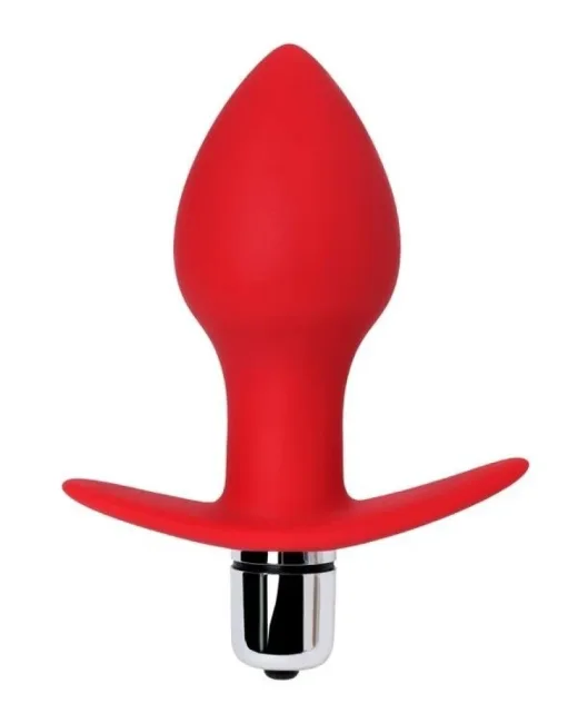 Glam Anal Vibratörü Kırmızı 9,7 cm – Silikon alternatif görünüm