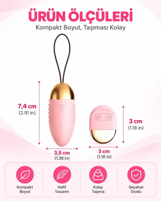 Spark of Love Kumandalı Giyilebilir Yumurta Vibratör