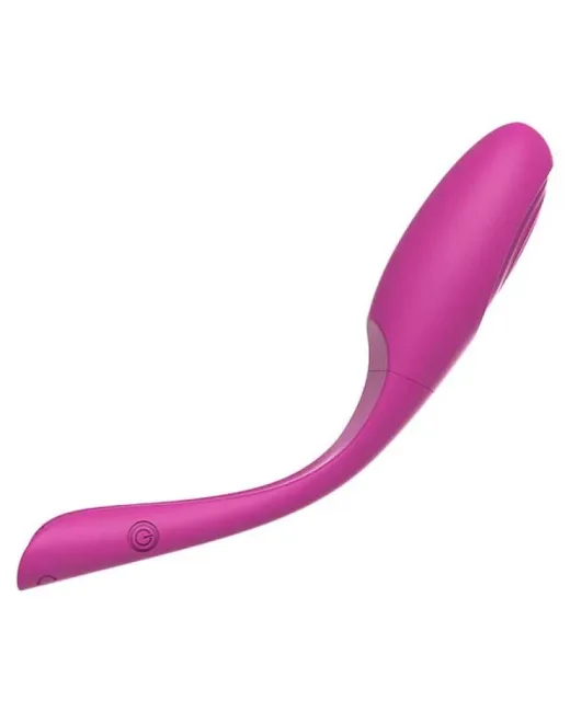 Telefon Kontrollü Şarjlı Vibratör Pembe – Uygulama Kontrollü alternatif görünüm