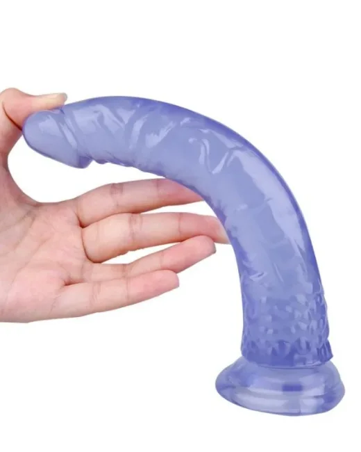21 cm Mor Dildo – Medikal Silikon