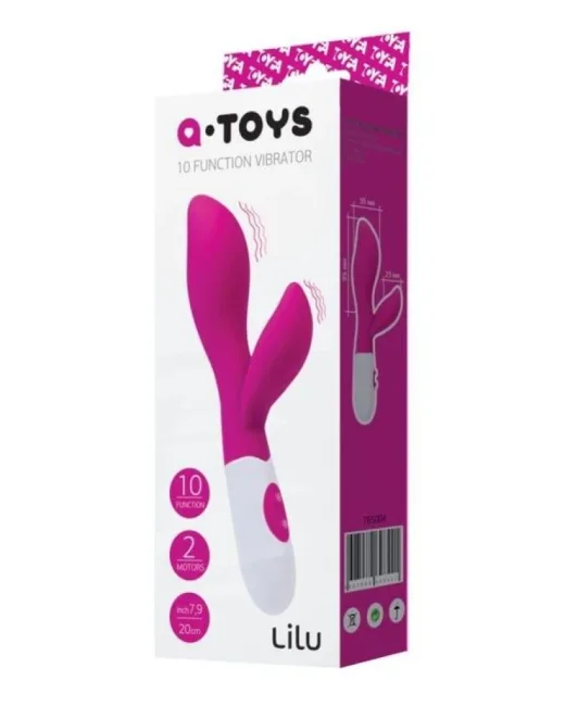Lilu Klitoral Uyarıcı Vibratör silikon pembe 20 cm