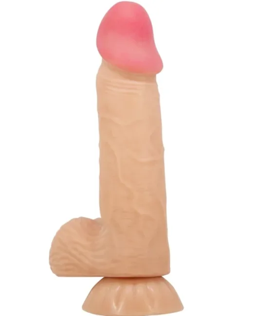 Lisle 8,1 i̇nç Kıkırdak Yapılı Gerçek Deri Yapılı Dildo – Hissedilir Damarlı