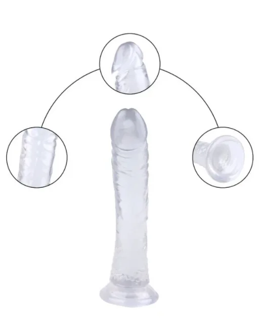 21 cm Beyaz Dildo – Medikal Silikon