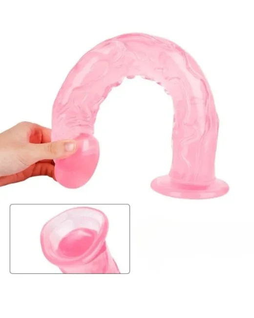 34,5 cm Pembe Dildo – Medikal Silikon alternatif görünüm