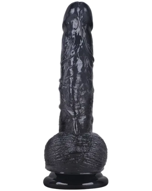 20,5 cm Siyah Dildo – Medikal Silikon