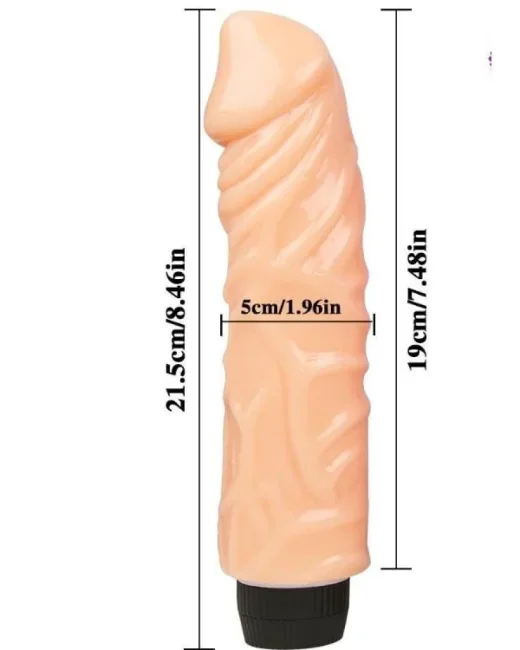 Titreşimli Kalın Realistik Vibratör