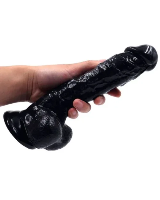 23 cm Siyah Dildo – Medikal Silikon