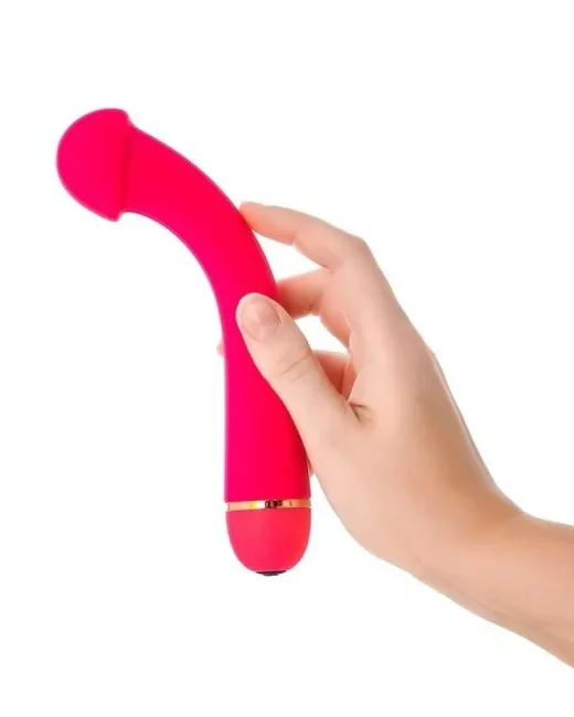 Mush Mantar Vibratör Pembe 20 cm – Silikon