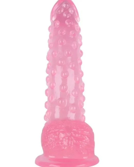 24 cm Pembe Dildo – Medikal Silikon – 383 g