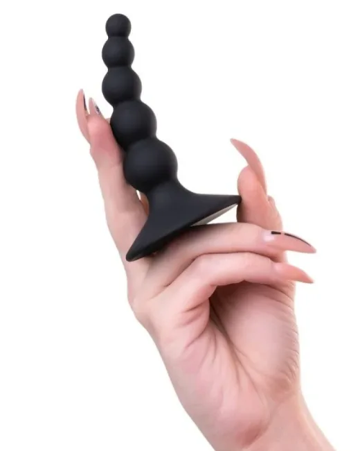 POPO Bootes Anal Plug silikon siyah 10 cm