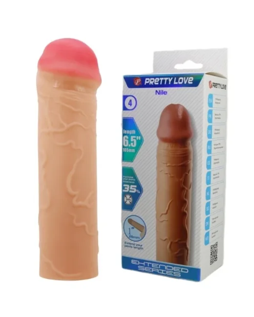 Nile Gerçek Hissiyatlı Uzatıcı Penis Kılıfı – Hissedilir Damarlı