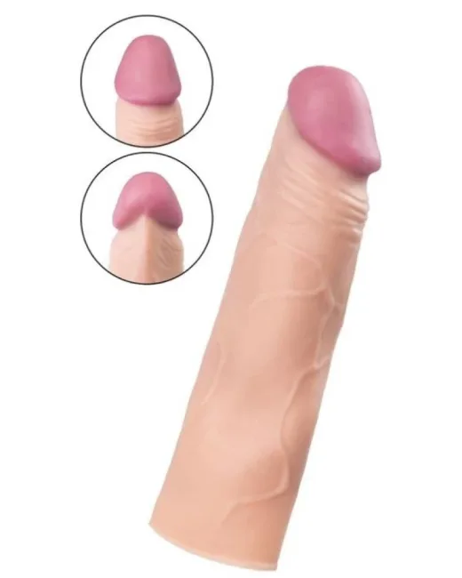 Penis Kılıfı Yumuşak Et Dokulu Ten Rengi 16,5 cm