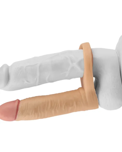 Gerçekçi 5.8 inçlik çift penetrasyon için tasarlanmış strap-on anal dildo ile zevkini ikiye katla. alternatif görünüm