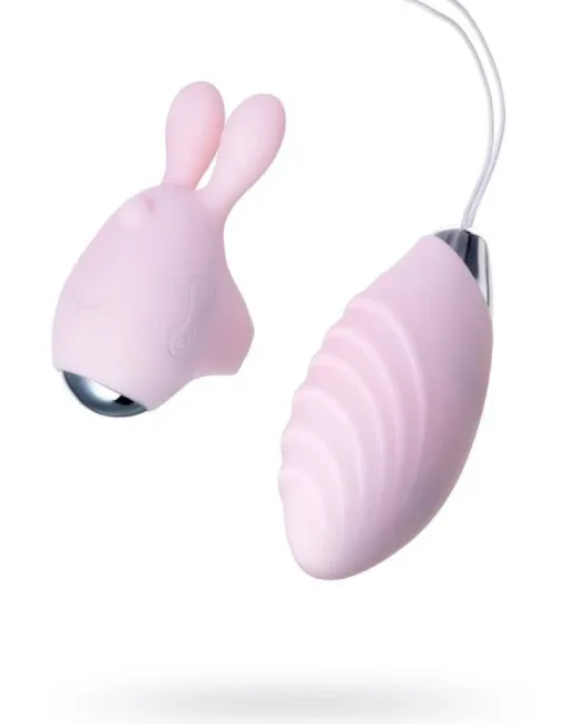 Jos Vita Titreşimli Vajınal Set Pembe 8,5 ve 8 cm Vibratör – Silikon, Şarjlı