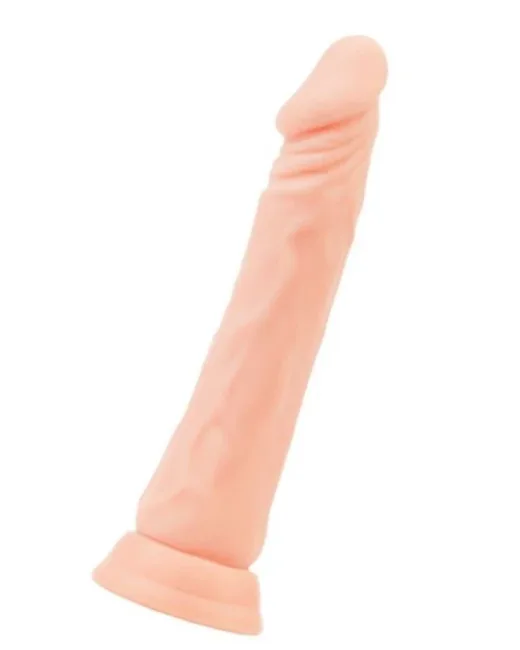 Toon Vantuzlu Realistik Dildo Ten Rengi 20 cm – TPE alternatif görünüm
