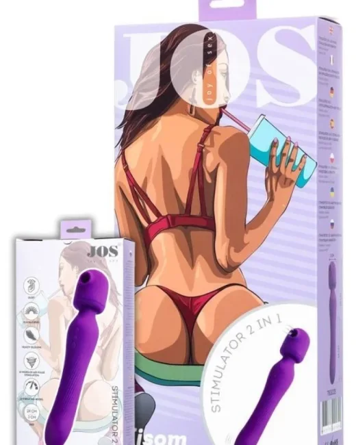 Jos Kisom 2'si 1 arada 24 cm Vibratör – Silikon, Şarjlı