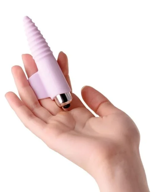 Jos Nova Parmak Ucu Anal Plug pembe 9 cm – Silikon alternatif görünüm