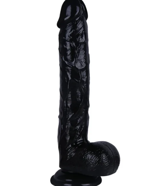 28 cm Siyah Dildo – Medikal Silikon