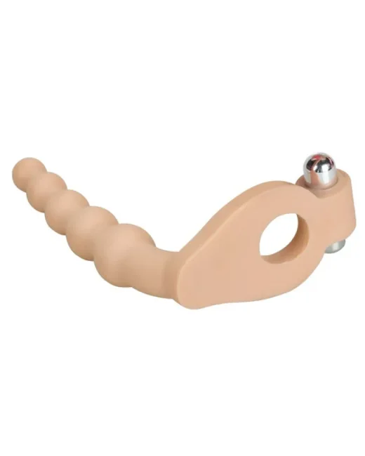 Ultra Soft 6.5" TPE Çift Penetrasyon Halkalı Vibratör, tamamen su geçirmez yapısıyla, çift penetrasyon