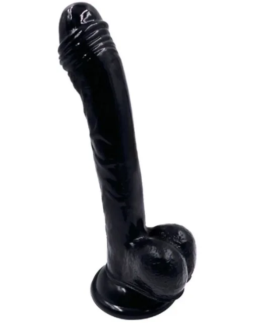 19 cm Siyah Dildo – Medikal Silikon