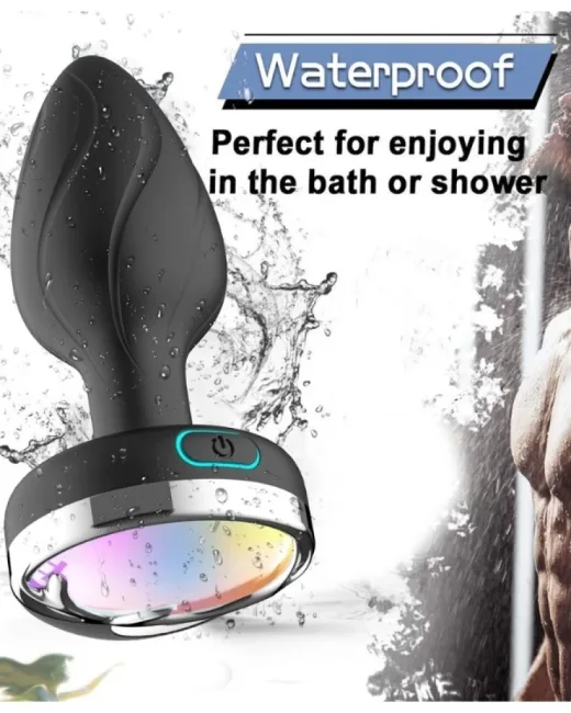 Ycxydr Telefon Kontrollü Titreşimli Anal Plug – Silikon, Şarjlı