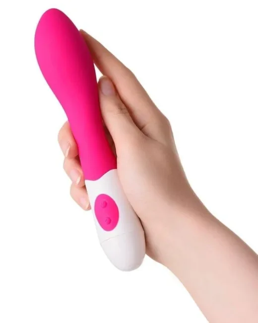 Mika Vibratör Pembe 19,8 cm – Silikon