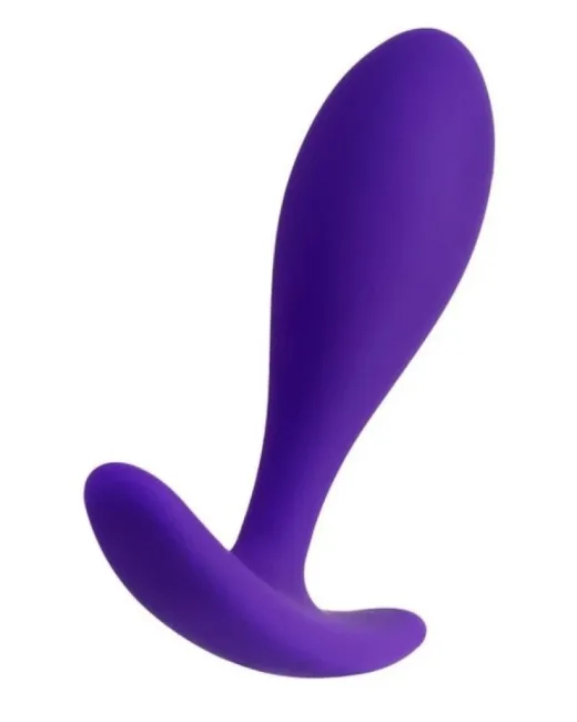 Hub Anal Plug Mor 7,2 cm – Silikon
