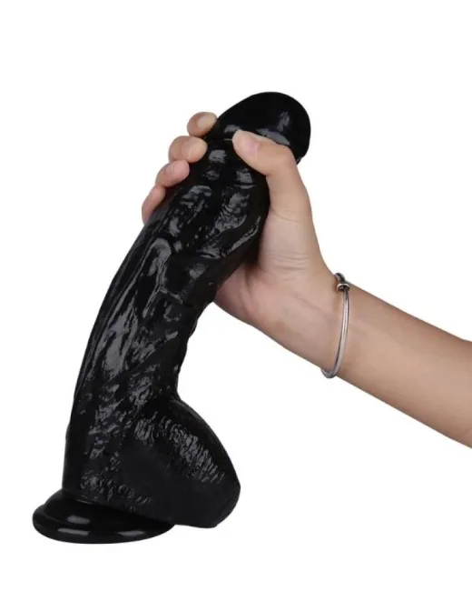 26,5 cm Siyah Dildo – Medikal Silikon