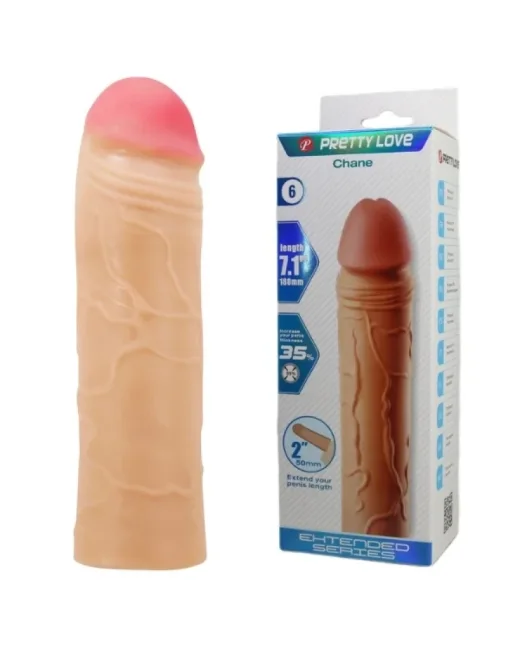 Chane Gerçek Hissiyatlı Uzatıcı Penis Kılıfı – Hissedilir Damarlı
