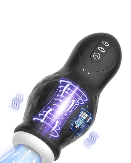 Dragon Sucking & Vibration Emişli Mastürbatör – Silikon, Şarjlı