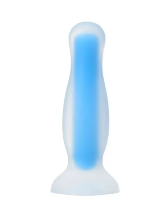 Beyond Kyle Glow Gece Parlayan Anal Plug, Silikon, Şeffaf, 10 cm