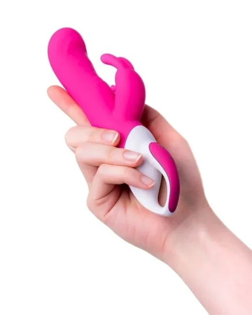Jos Elly Isıtmalı ve Klitoral 21,5 cm Vibratör – Silikon, Şarjlı