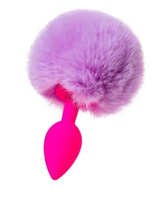 Sweet Bunny Kuyruklu Anal Kılıf Pembe 13 cm 44 g – Silikon