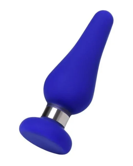 Slassic Anal Plug Beden S mavi 10 cm – Silikon