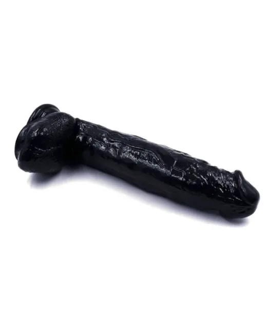 31 cm Siyah Realistik Dildo – Medikal Silikon