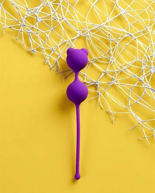 Meeko Vajinal Kegel Egzersiz Topları Mor 16,4 cm