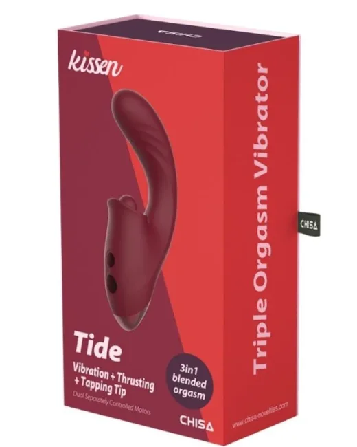 Tide 5 İtme & 10 Titreşim Modlu Şarjlı Vibratör – Silikon