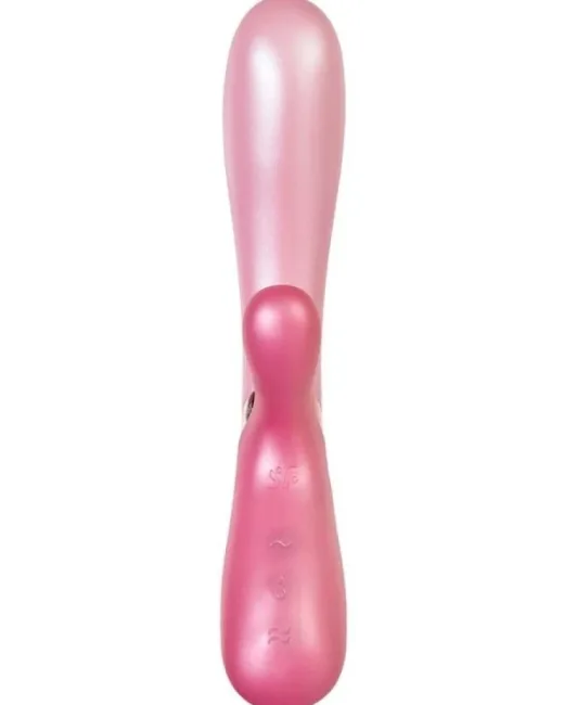 Satisfyer Hot Lover Pembe Telefon Kontrollü ve Isıtma Özellikli Vibratör – Silikon, Şarjlı
