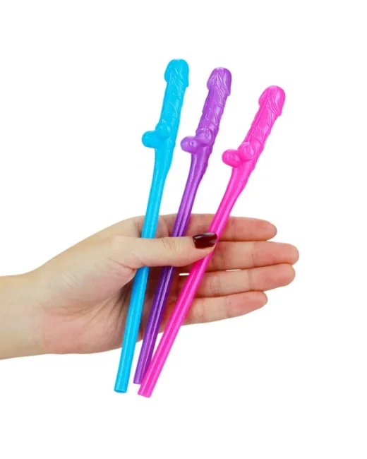 Jokes & Parties Original Willy Straws – Pack of 9 Dildo Pipet