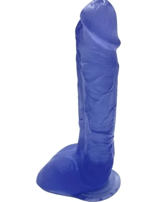 25 cm mavi Realistik Dildo – Medikal Silikon alternatif görünüm