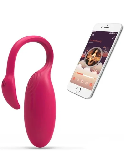 Flamingo Akıllı Telefon Uyumlu Vibratör – Silikon, Şarjlı