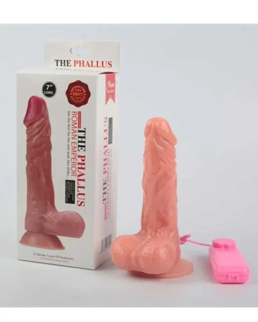 The Phallus 17 cm Gerçekçi Dildo Vibratör – Hissedilir Damarlı, Vantuzlu alternatif görünüm
